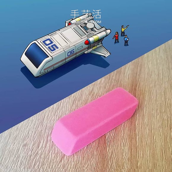 日常家用物品重構(gòu)！壯觀的太空飛船圖紙?jiān)O(shè)計(jì) -  rpnrmr.com