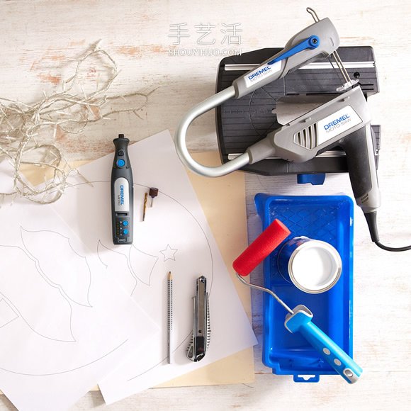 冬季圣誕樹壁燈制作DIY教程 -  rpnrmr.com