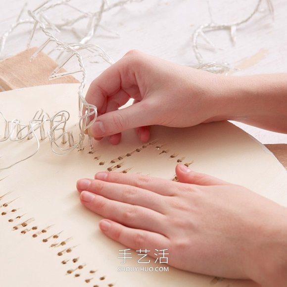 冬季圣誕樹壁燈制作DIY教程 -  rpnrmr.com