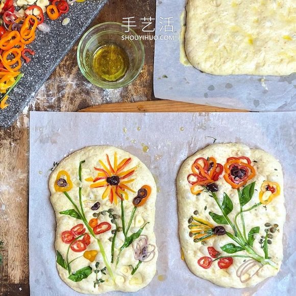 Focaccia面包作為畫布，創(chuàng)作梵高風(fēng)格藝術(shù)畫 -  rpnrmr.com
