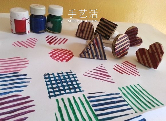 兒童紙板印章制作方法教程 -  rpnrmr.com
