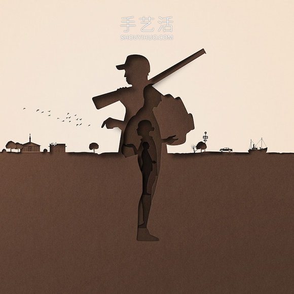 這些“紙”插圖展示全球變暖影響美國(guó)人的生活 -  rpnrmr.com