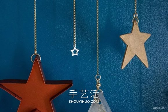 星星月亮風(fēng)鈴制作方法，裝飾嬰兒床超完美！ -  rpnrmr.com