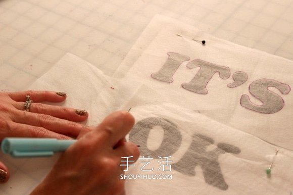 DIY勵志橫幅的手工布藝教程 -  rpnrmr.com