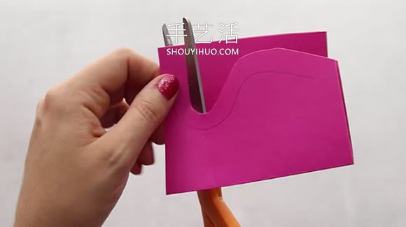 手印火烈鳥手工制作粘貼畫 -  rpnrmr.com