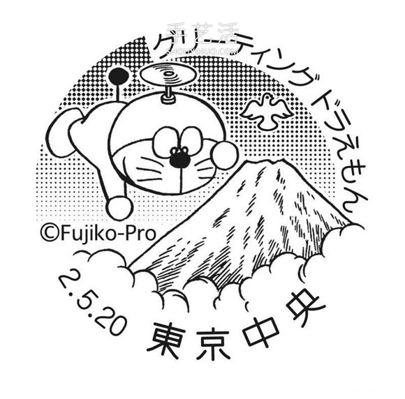 復古版哆啦A夢郵票！手繪懷舊感紀念五十周年 -  rpnrmr.com