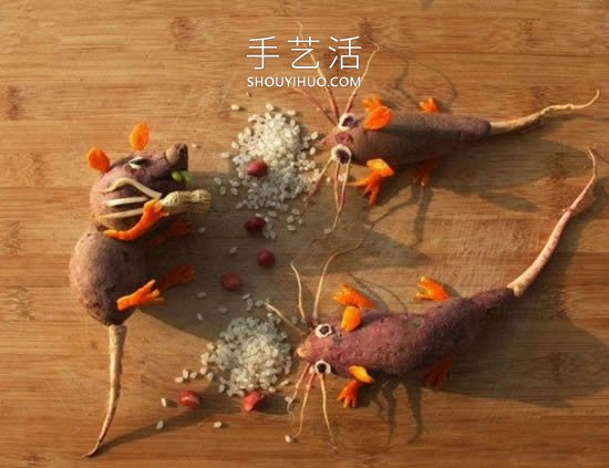兒童蔬菜拼盤畫做法大全簡單又可愛 -  rpnrmr.com