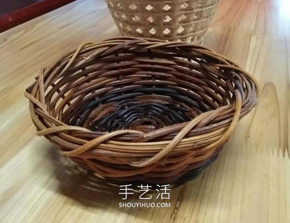 藤編收納筐的編織方法DIY圖解教程 -  rpnrmr.com