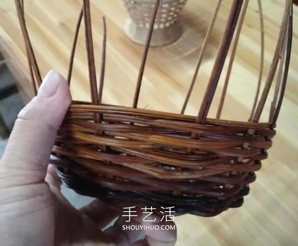 藤編收納筐的編織方法DIY圖解教程 -  rpnrmr.com
