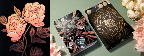 手繪植物塔羅牌！結(jié)合神秘占卜、花語寓意和哲學(xué) -  rpnrmr.com