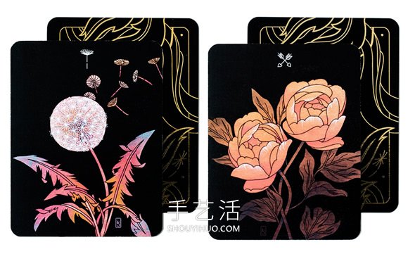 手繪植物塔羅牌！結(jié)合神秘占卜、花語寓意和哲學(xué) -  rpnrmr.com