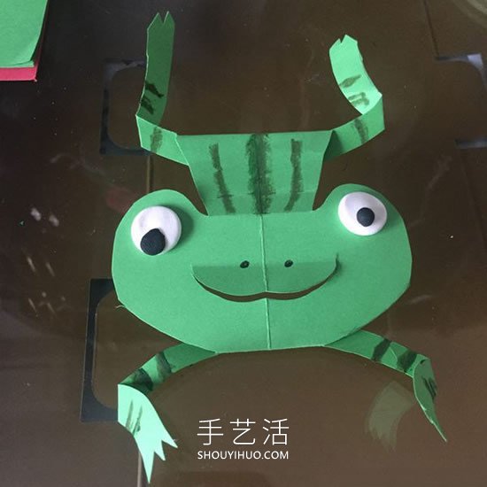 幼兒園卡紙手工制作青蛙教程 -  rpnrmr.com