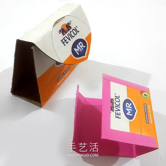 廢紙盒手工制作手拿包錢包的教程 -  rpnrmr.com