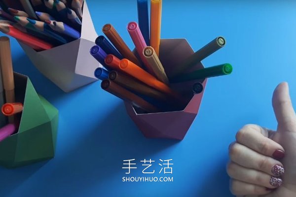 小學(xué)生用卡紙手工制作筆筒做法 -  rpnrmr.com