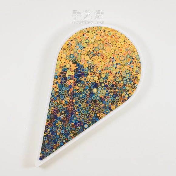 抽象衍紙畫作品圖案，仿佛美輪美奐的萬花筒 -  rpnrmr.com