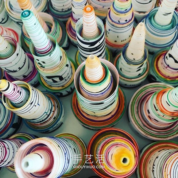 抽象衍紙畫作品圖案，仿佛美輪美奐的萬花筒 -  rpnrmr.com