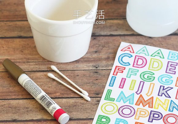 只需簡單步驟就可以制作的帶文字花盆DIY -  rpnrmr.com