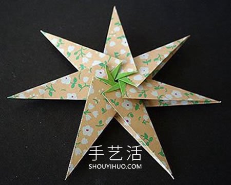 超簡單的七角星星的折法圖解 -  rpnrmr.com