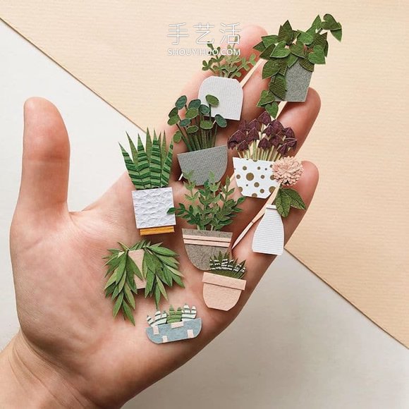 俄羅斯Tania Lissova迷人的手工剪紙花束作品 -  rpnrmr.com
