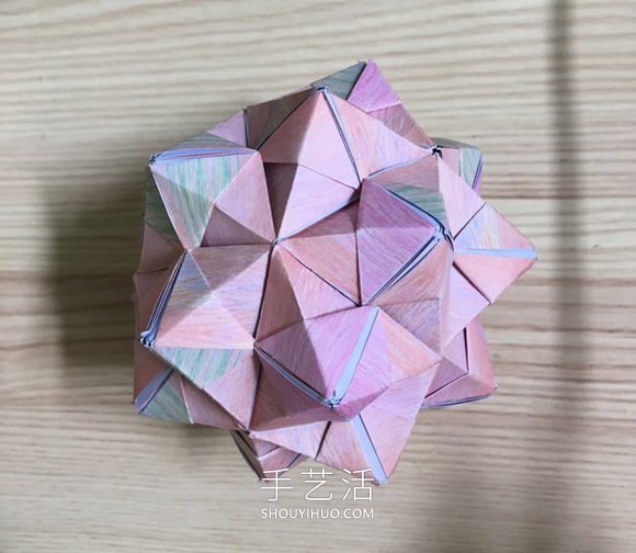 漂亮花球折紙教程步驟圖解分享 -  rpnrmr.com