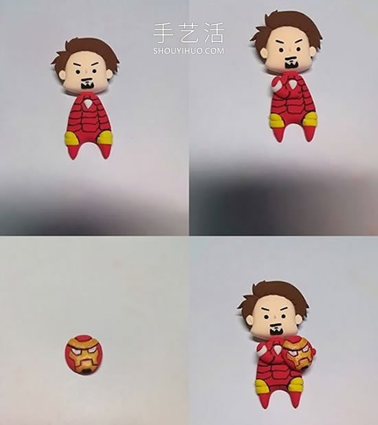 卡通風(fēng)格粘土鋼鐵俠怎么做教程圖解 -  rpnrmr.com