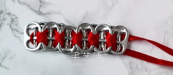 易拉罐拉環(huán)手鏈怎么做的制作教程 -  rpnrmr.com