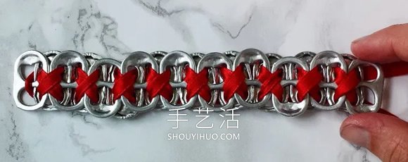 易拉罐拉環(huán)手鏈怎么做的制作教程 -  rpnrmr.com