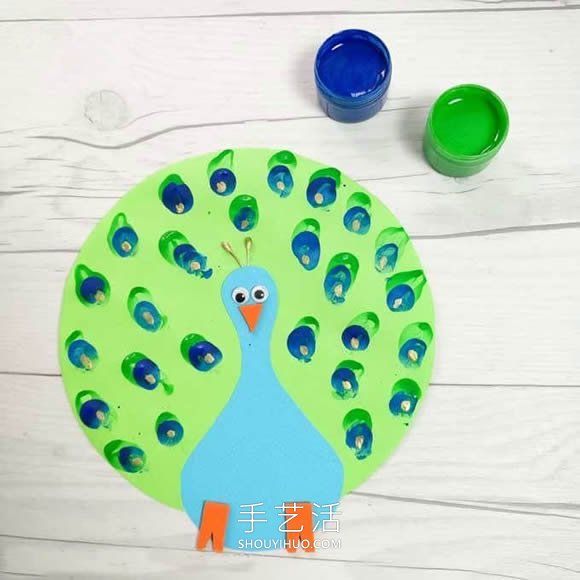 幼兒園卡紙孔雀手工制作圖片超簡單 -  rpnrmr.com