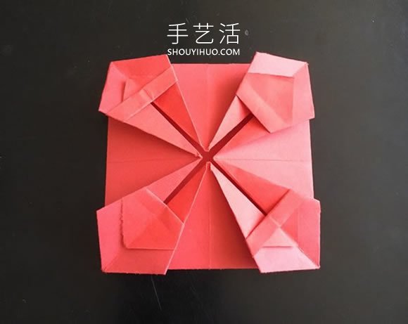 小花籃的折紙方法簡單教程 -  rpnrmr.com