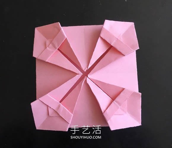 小花籃的折紙方法簡單教程 -  rpnrmr.com