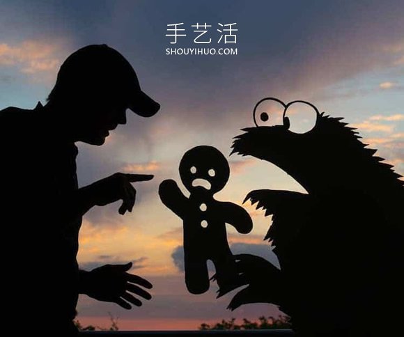 他將硬紙板放置夕陽下，拍攝栩栩如生創(chuàng)意照 -  rpnrmr.com