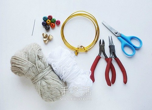DIY波西米亞風紗線壁掛的制作方法教程 -  rpnrmr.com