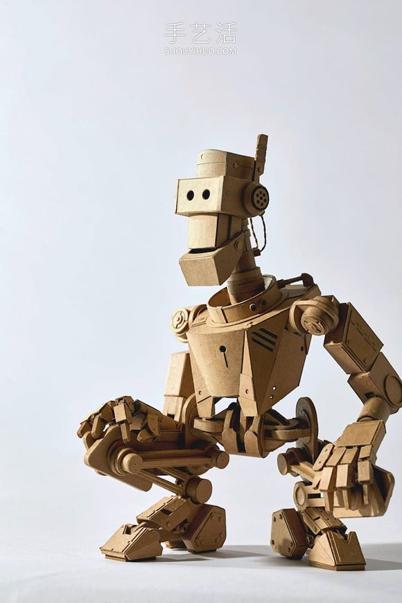 令人難以置信的手工紙板機器人，栩栩如生！ -  rpnrmr.com