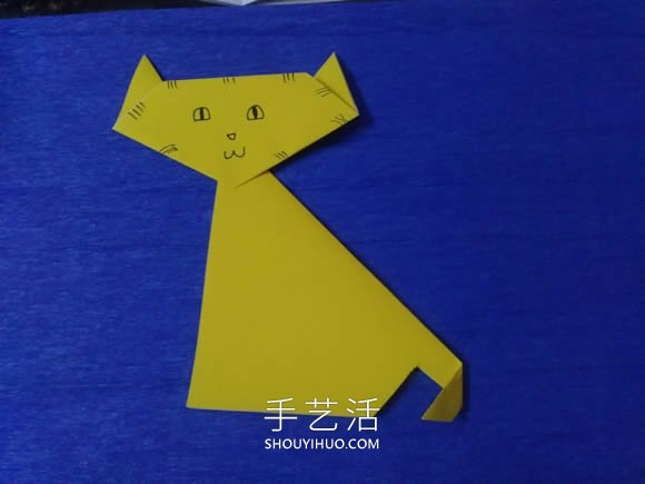 最簡(jiǎn)單折小貓的方法詳細(xì)步驟圖解 -  rpnrmr.com