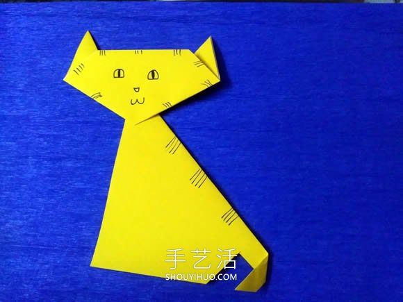 最簡(jiǎn)單折小貓的方法詳細(xì)步驟圖解 -  rpnrmr.com