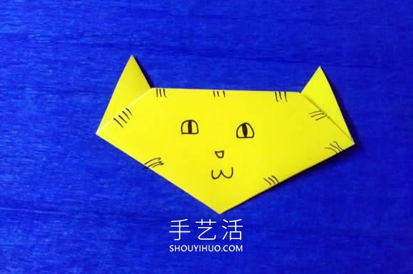 最簡(jiǎn)單折小貓的方法詳細(xì)步驟圖解 -  rpnrmr.com