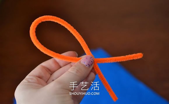 自制扭扭棒釣魚玩具的做法教程 -  rpnrmr.com