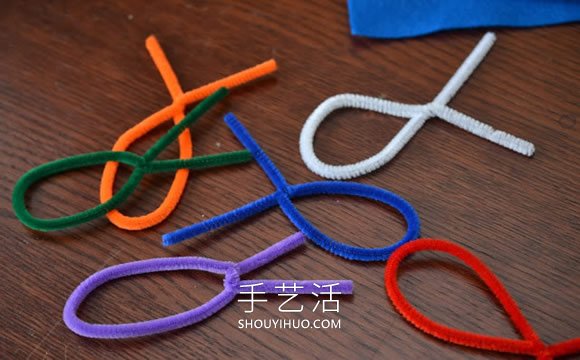 自制扭扭棒釣魚玩具的做法教程 -  rpnrmr.com