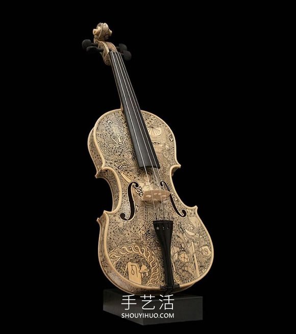 華麗的水墨畫(huà)DIY，將弦樂(lè)器轉(zhuǎn)換成精美故事書(shū) -  rpnrmr.com