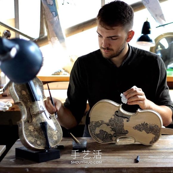 華麗的水墨畫(huà)DIY，將弦樂(lè)器轉(zhuǎn)換成精美故事書(shū) -  rpnrmr.com