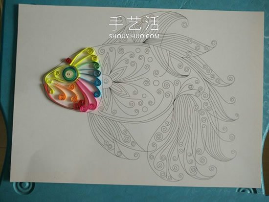 衍紙神仙魚制作教程非常漂亮 -  rpnrmr.com
