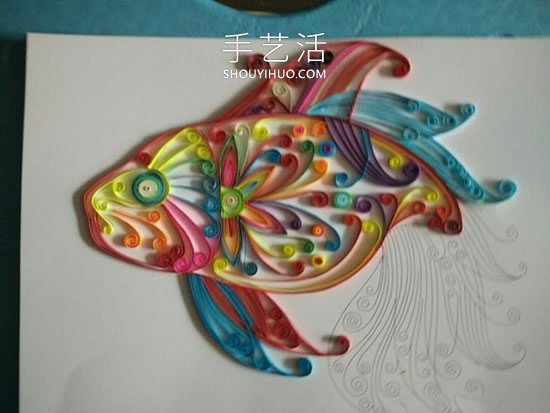 衍紙神仙魚制作教程非常漂亮 -  rpnrmr.com
