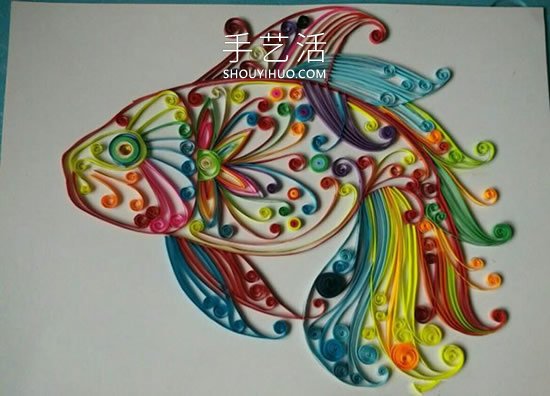 衍紙神仙魚制作教程非常漂亮 -  rpnrmr.com