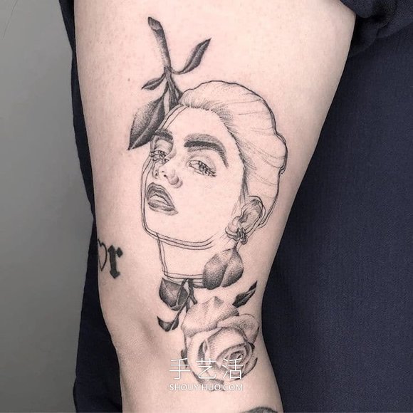 創(chuàng)意錯(cuò)覺(jué)紋身，讓人眼花繚亂的細(xì)線設(shè)計(jì)！ -  rpnrmr.com