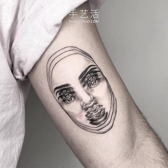 創(chuàng)意錯(cuò)覺(jué)紋身，讓人眼花繚亂的細(xì)線設(shè)計(jì)！ -  rpnrmr.com