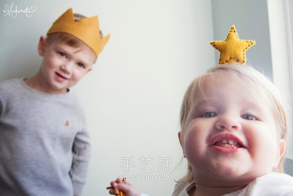 超簡單布皇冠帽子的做法教程 -  rpnrmr.com