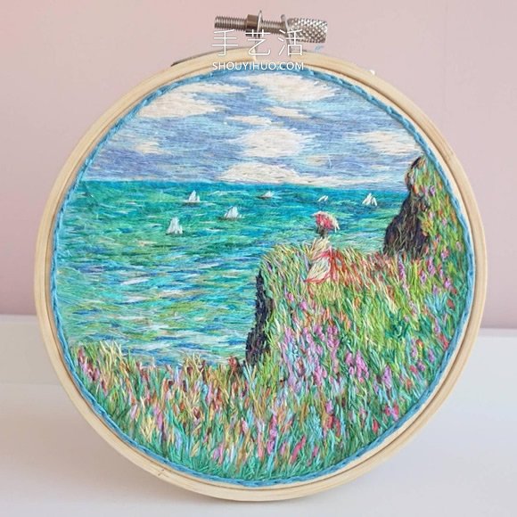 基于印象派繪畫的精美手工刺繡設(shè)計(jì)作品 -  rpnrmr.com