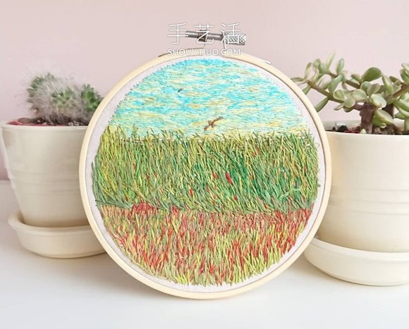 基于印象派繪畫的精美手工刺繡設(shè)計(jì)作品 -  rpnrmr.com