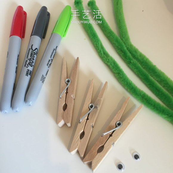 木夾子鱷魚手工制作教程超簡單 -  rpnrmr.com