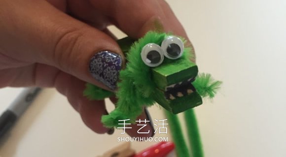 木夾子鱷魚手工制作教程超簡單 -  rpnrmr.com